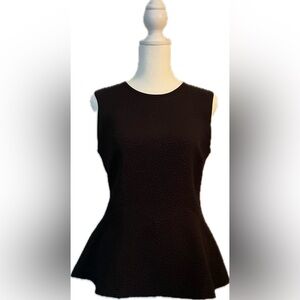 The Limited Black Peplum Tank Top Sleeveless